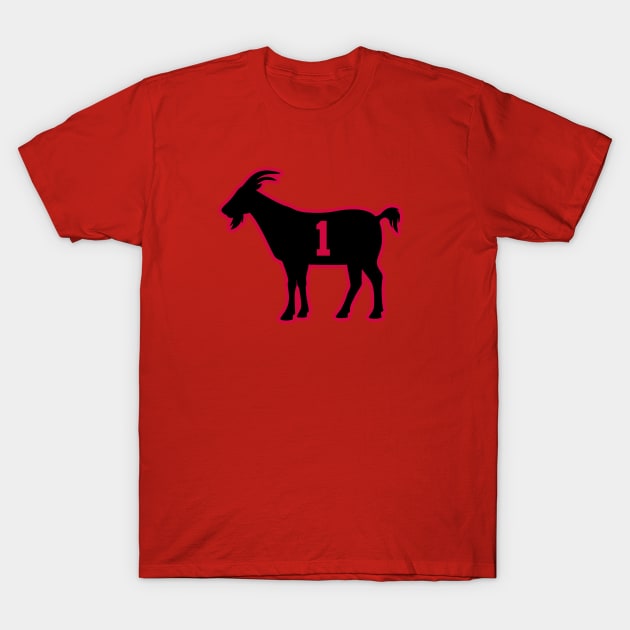 CHI GOAT - 1 - Red T-Shirt by KFig21